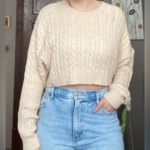 Cropped Oversized Sweater from Buckle